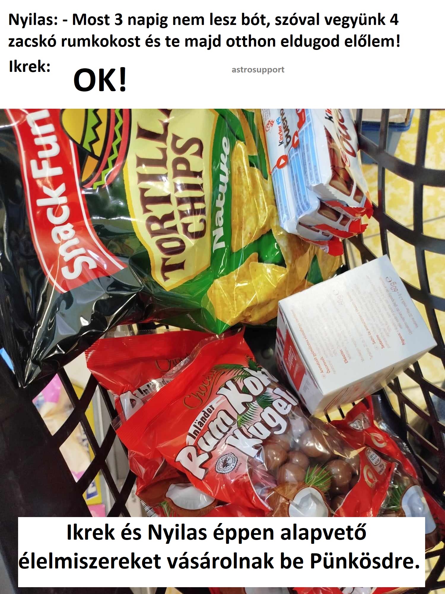 Ugye mondanom sem kell, a 🌙 éppen a ♐️-ban halad.