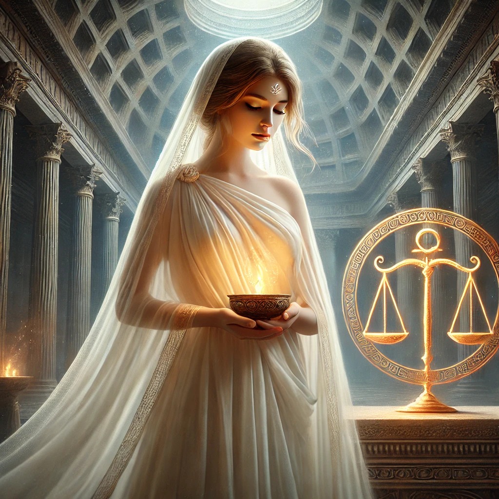 Alig pár napig halad már csak a ♎️ mérlegben a Vesta, hogy a...