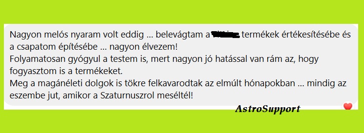 Szerdán kaptam ezt az üzenetet.