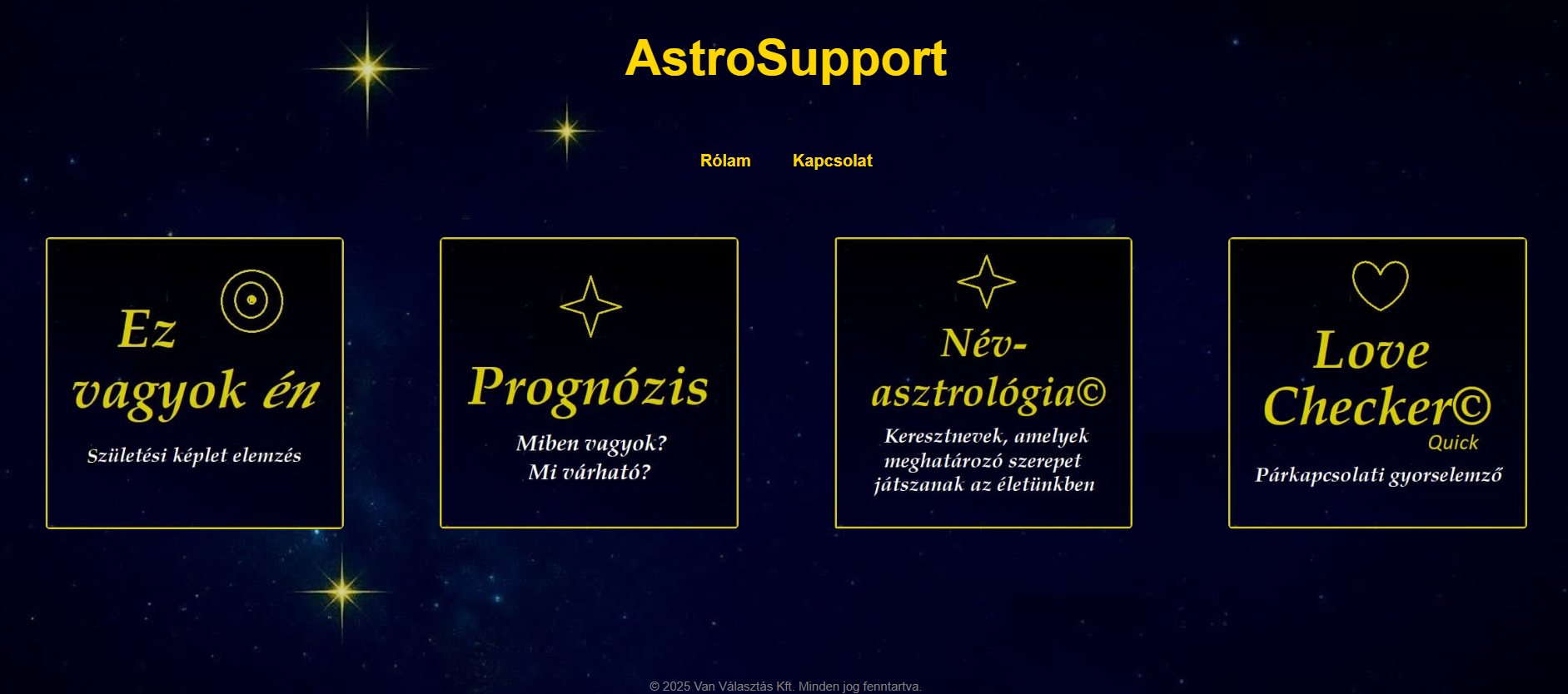 Elkészült a weboldalam!