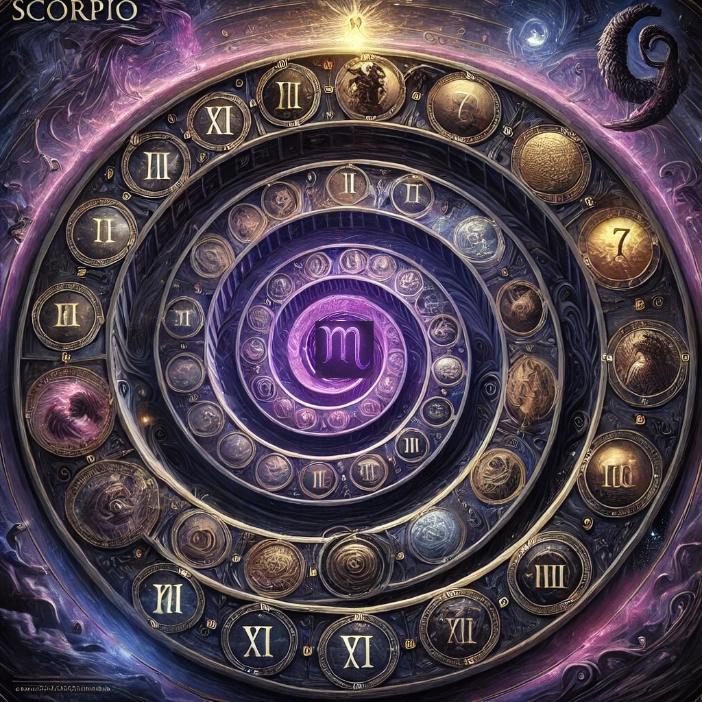 A Skorpió jegy radix (születési) képletben betöltött házhely...