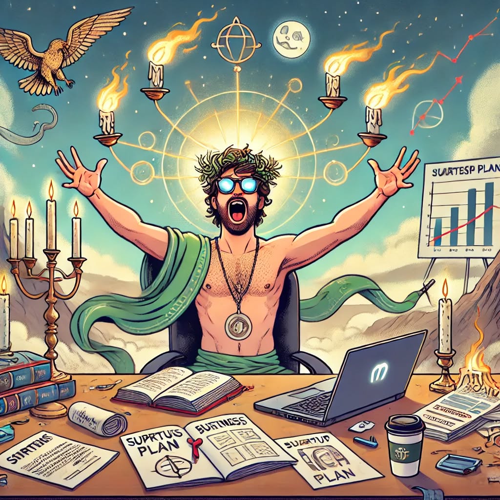 “Úgy érzem, most kell alapítanom egy új vallást… vagy startu...